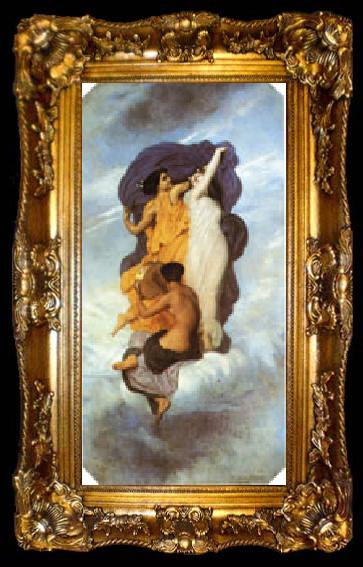 framed  Adolphe William Bouguereau The Dance, ta009-2